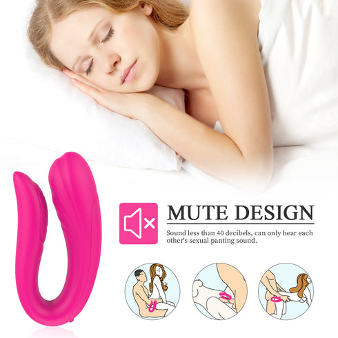 Couple U Vibrating Messager - Remote Control